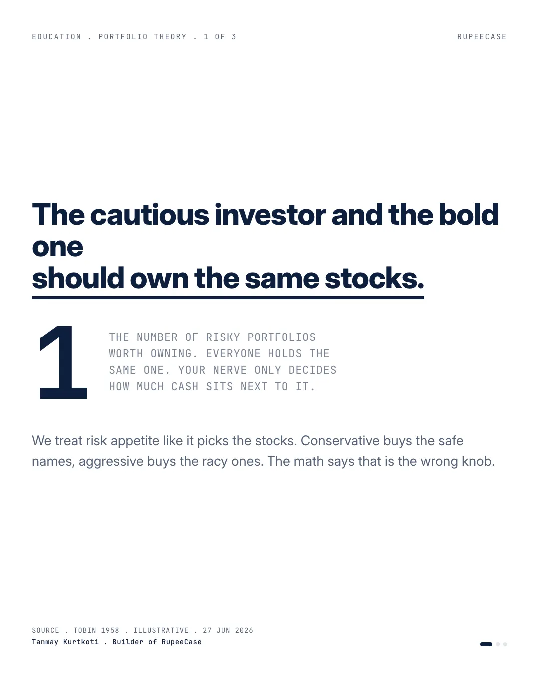 The cash dial, not the stock list, the hook card