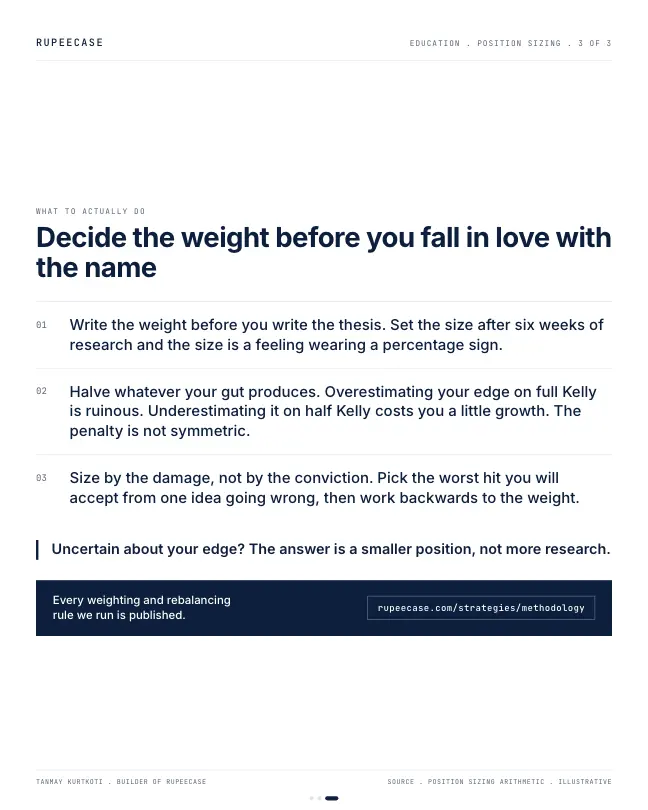 Card 3 of 3, rules: Size decides more than selection
